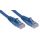 Kabel kategorii 6, Niebieski, Wtyk RJ45/męski RJ45dł.: 1m, mat. koszulki: PVC