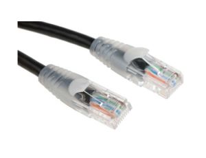 Kabel kat. 5e U/UTP Czarny 500mm
