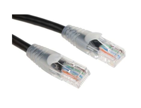Kabel kat. 5e U/UTP Czarny 500mm