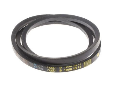 Pas napędowy, profil B, materiał: PET, guma, 17mm x 11mm x 1.9m, RS PRO