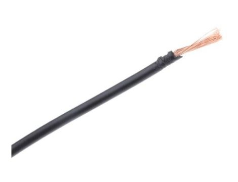 Przewód jednożyłowy linkowy, Przewód do urządzeń, 0,26 mm, 3/0,07 mm, 23 AWG, PVC, 250 V, Czarny, dł. 100m, RS PRO