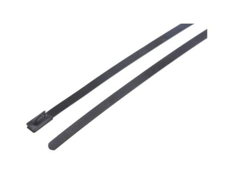Opaska kablowa 840mm 4.6 mm Stal nierdzewna z powłoką poliestrową 100 sztuk RS PRO