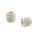 Koralik ceramiczny, Ceramika, Biały, otwór: 1.5mm, +1200C