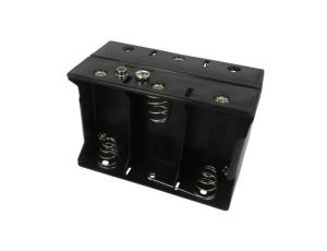 Uchwyt do baterii, x 6, montaż zatrzaskowy