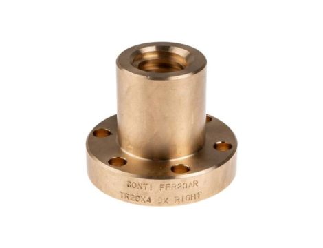 Nakrętka okrągła z kołnierzem Kołnierzowy okrągły 4mm 20mm 55mm 44mm RS PRO