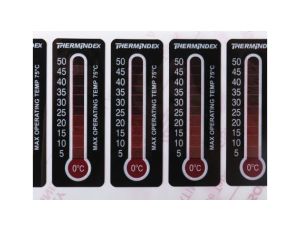 Wskaźnik temperatury — etykieta 11-skalowy