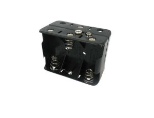 Uchwyt do baterii, x 6, montaż zatrzaskowy