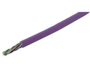 Kabel kat. 5e Nieosłonięty Fioletowy 305m