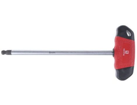 Klucz imbusowy Jednostki metryczne 8mm Końcówka kulkowa, Wkrętak sześciokątny, typu Typu T, materiał: Stal