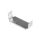 Spinka do kabli Zacisk rozwierany, materiał: Aluminium, Samoprzylepny, 25.6 x 9.8 x 7.6mm, RS PRO