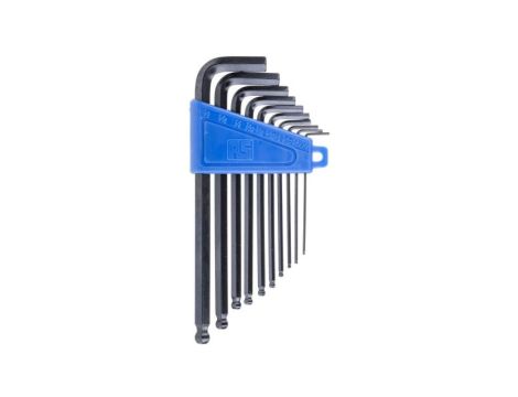 Zestaw kluczy imbusowych Jednostki brytyjskie, 10 szt. 1/16 in, 1/4 in, 1/8 in, 1/16 in, 3/8 in, 3/16 in, 3/32 in, 5/16