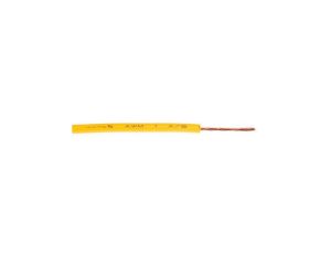 Jednożyłowy kabel sterowniczy CSA 1 mm, Maks. +70C 1000 V Żółty, RS PRO