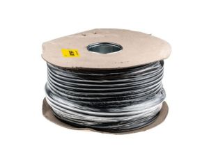 Sieciowy kabel zasilający 3 Core Polichlorek winylu PVC Sheath Czarny 9.7mm od , 300 V, 500 V