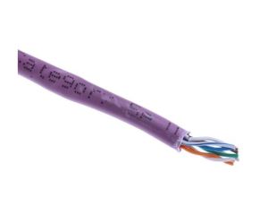 Kabel kat. 5e U/UTP Fioletowy 305m