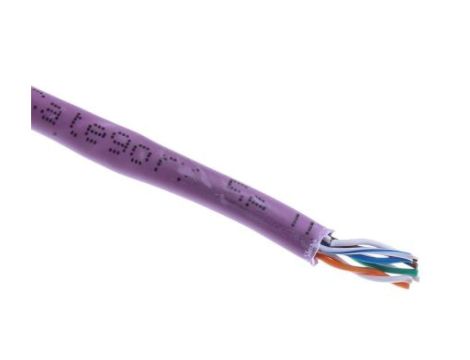 Kabel kat. 5e U/UTP Fioletowy 305m