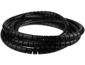 Opaska spiralna, materiał: PA 6, kolor: Czarny, RS PRO