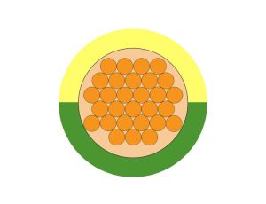 Przewód jednożyłowy linkowy, Uziemienie, 1 mm, 29/0,2 mm, PVC, 500 V, dł. 100m, RS PRO