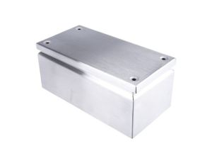 Puszka elektroinstalacyjna, 300 x 150 x 120mm, IP66, kolor Niemalowany, materiał Stal nierdzewna, 0-wejściowa, RS PRO