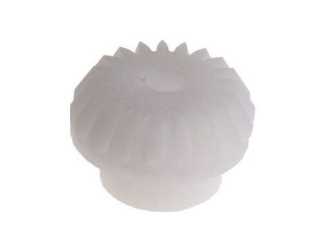 Przekładnia kątowa, POM, zęby: 20, Ścięte, skok: 1mm, kąt: 20, otwór: 5mm, 110 → 120HRR