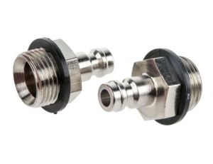 Szybkozłączka pneumatyczna, materiał Mosiądz, złącze G 3/8 męskie, RS PRO Camozzi, Legris, Rectus 21, Rectus 90