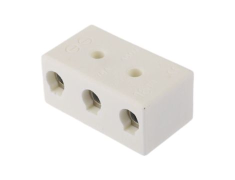 16mm Złącze wtykowe do druku Biały 3-żyłowe, Wkręcane, 450 V