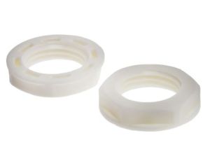 Nakrętka do dławnic kablowych, M16, IP68, kolor: Biały, materiał: Nylon 66, RS PRO