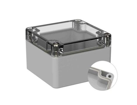 Obudowa ogólnego użytku ekranowana Szary IP66 Silikon, 80 x 82 x 55mm, RS PRO 5U2