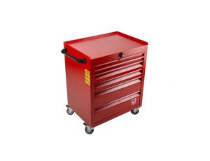 Szafka na rolkach, na kółkach, 6-szufladowa, 830 x 630 x 450mm, materiał: Stal, RS PRO