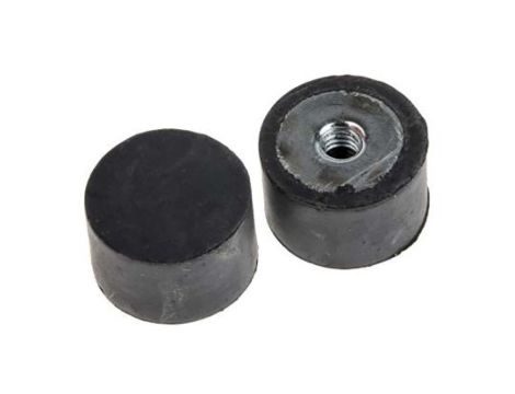 Nóżki antywibracyjne, M4, Ø 15mm, materiał: Stal nierdzewna 55Shore A, RS PRO