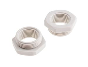 Adapter do dławnic kablowych, M25 → M20, materiał: Nylon 66, kolor: Szary, RS PRO