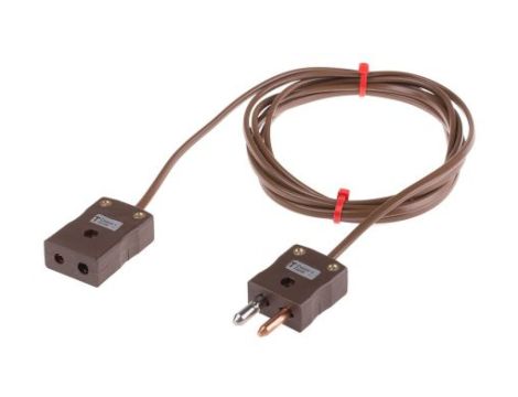 Przewód termoparowy T, -10 → +220 C., dł. 2m, izolacja: PVC, 7-żyłowy, RS PRO