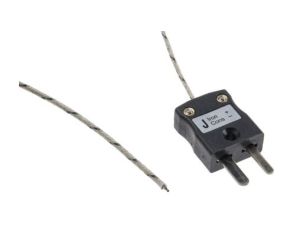 Termopara typ J do +350C 10m kabel 10m, Włókno szklane IEC