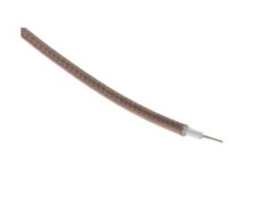 Kabel koncentryczny, RG316, FEP, Brązowy Bez zakończenia Bez zakończenia, RS PRO Bez zakończenia