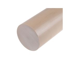 Pręt polieteroeteroketonowy PEEK, Ø 80mm x 300mm, kolor: Beżowy
