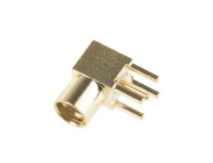 Złącze koncentryczne, 50, 0 to 6GHz, Żeński, Lutowane, Montaż na płytce drukowanej