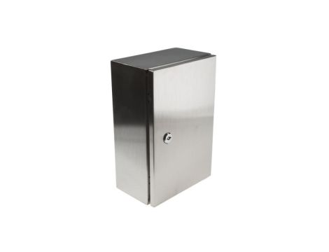 Szafka ścienna rozdzielcza, materiał: Stal nierdzewna typu 304, IP66, 400 x 500 x 250mm, RS PRO