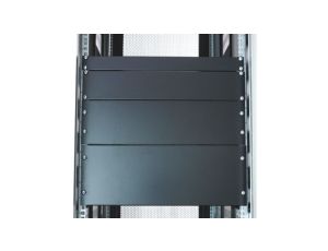 Panel zaślepiający do szafy RACK, 1U, 483 x 9mm, kolor: Szary, RS PRO
