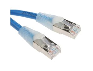 Kabel kat. 5e F/UTP Niebieski 500mm