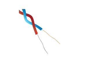 Przewód termoparowy T, -75 → +260 C., dł. 100m, izolacja: Teflon PFA, 1-żyłowy, RS PRO