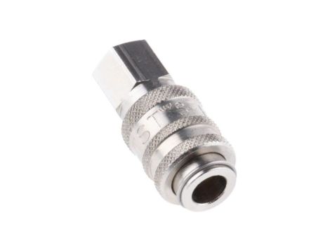 Szybkozłączka pneumatyczna, materiał Mosiądz, złącze Metryczne M5 żeńskie, RS PRO Rectus 20, Rectus 91, Walther 06-003