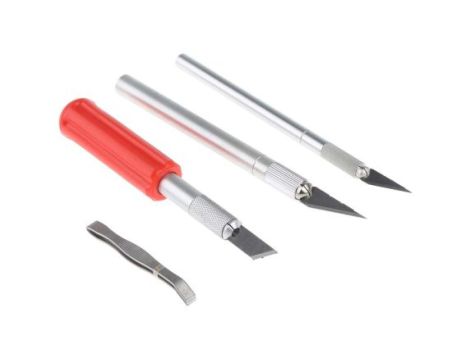 Zestaw noży tapicerskich, l. łopatek: 10