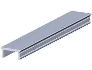 Pasek zasłaniający na profile, aluminiowy, 8mm, dł. 2m 10-elem., RS PRO