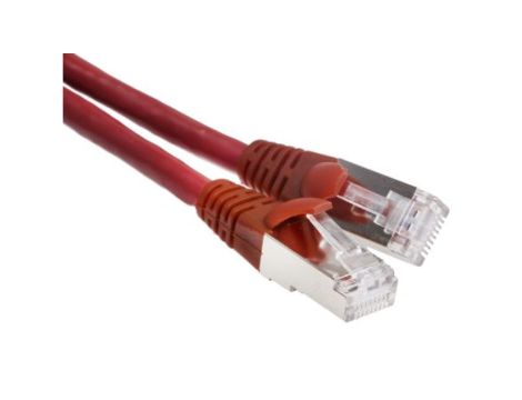 Kabel kat. 5e U/UTP Czerwony 3m