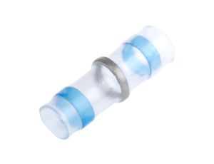 Łącznik lutowany, dł. 32.5mm, Ø kabla 3.7 → 6mm, kolor: Niebieski, materiał: Polietylen o niskiej gęstości, RS
