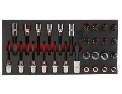 Zestaw nasadek 29 Piece 1/2 cala Kwadratowy Drive RS PRO