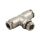 Adapter gwintowany teowy typu gwint – rura, 20bar