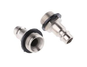 Szybkozłączka pneumatyczna, materiał Mosiądz, stal, złącze G 3/8 męskie, RS PRO CEJN 320, JWL 520, JWL 530, Parker PEF,