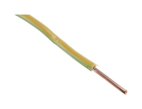 Przewód instalacyjny, 6491X, H07V-U., 100m, 4 mm CSA , 450/750 V, 32 A, kolor: Zielony/Żółty