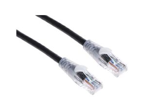 Kabel kat. 5e U/UTP Czarny 3m