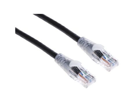Kabel kat. 5e U/UTP Czarny 3m